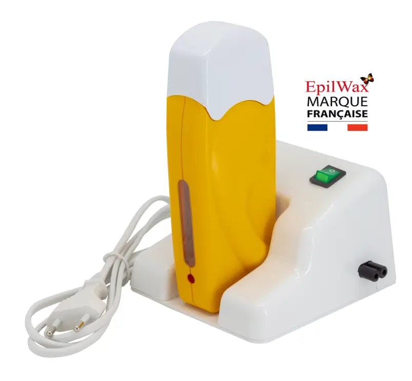 Chauffe Cire Modulaire pour Épilation Professionnelle Complet avec Base Blanc / Jaune