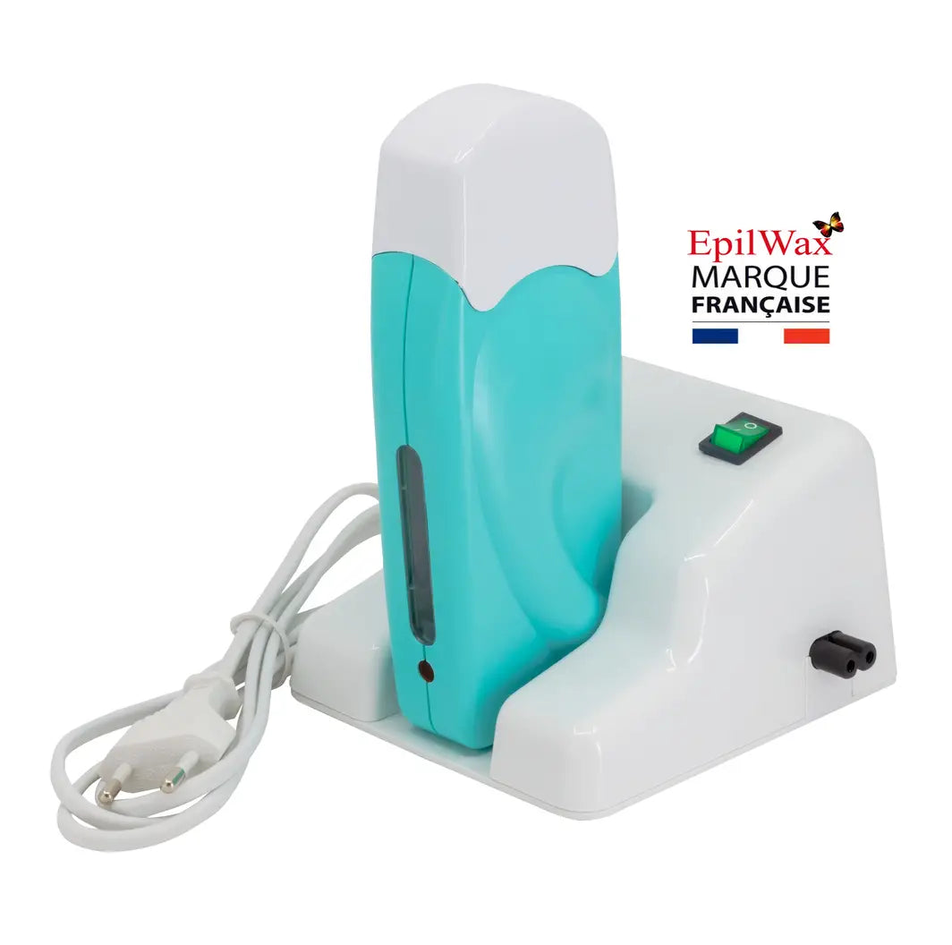 Chauffe Cire Modulaire pour Épilation Professionnelle Complet avec Base Vert / Blanc