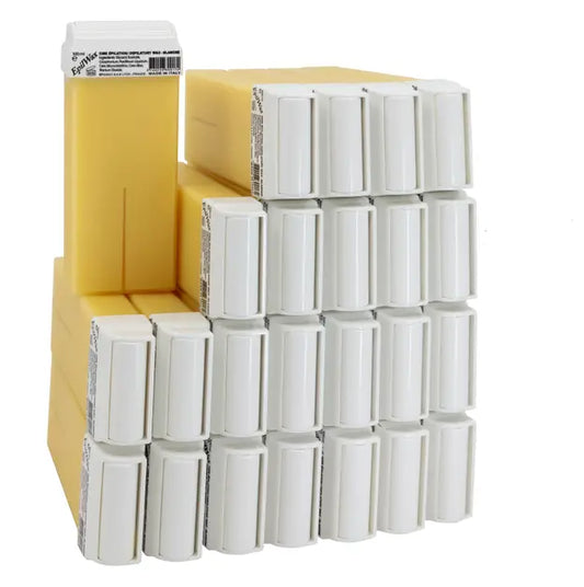 Lot de 24 Roll On 100 ml de cire Epilation à la vanille idéale pour les peaux sensibles
