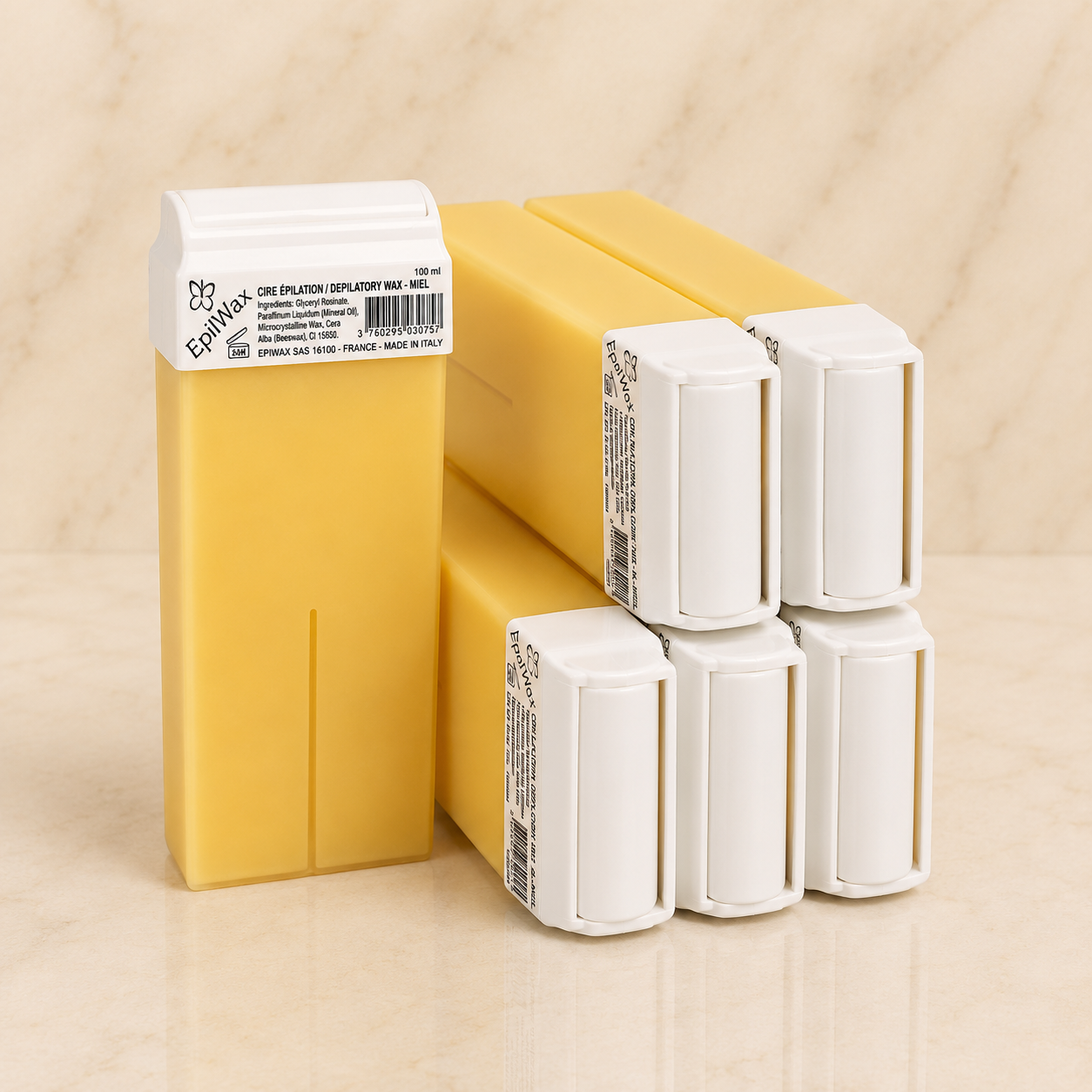 Kit Modulaire 6 Roll-On — Cire à la Vanille (Série Black)