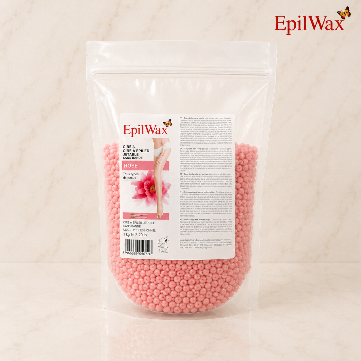 Perles de cire à épiler Pelable Rose