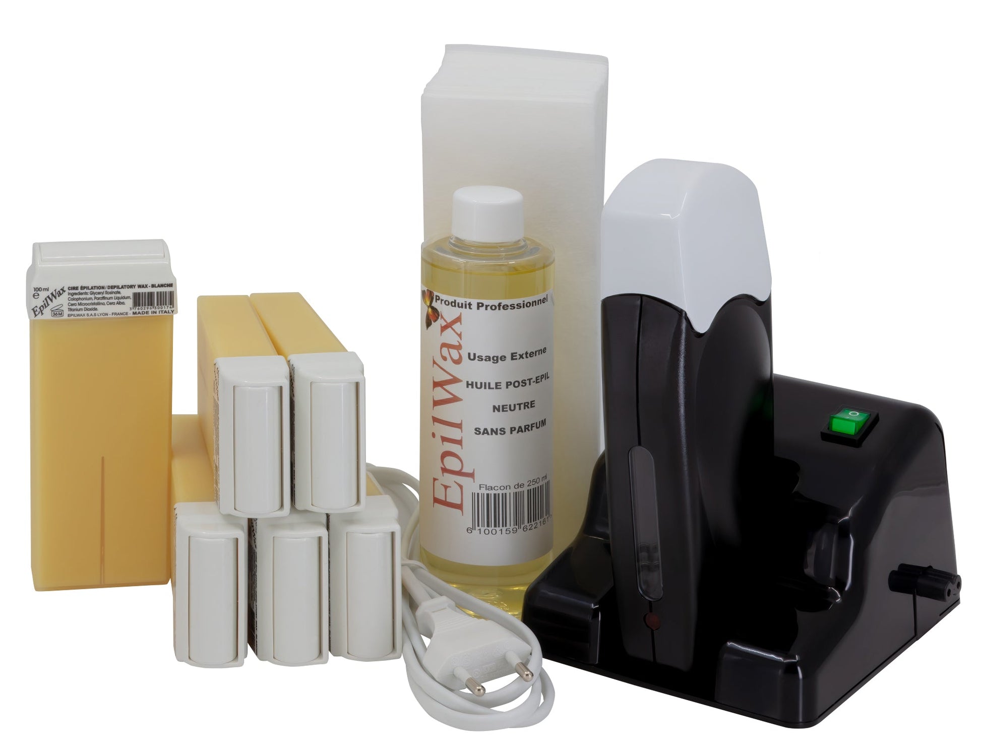 Kit epilation vanille noir gamme royal black