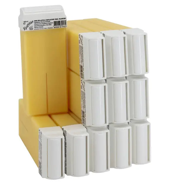 Lot de 12 Roll On 100 ml de cire Epilation à la vanille idéale pour les peaux sensibles